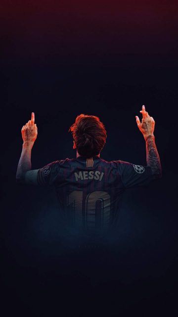 Messi Goal iPhone Wallpaper