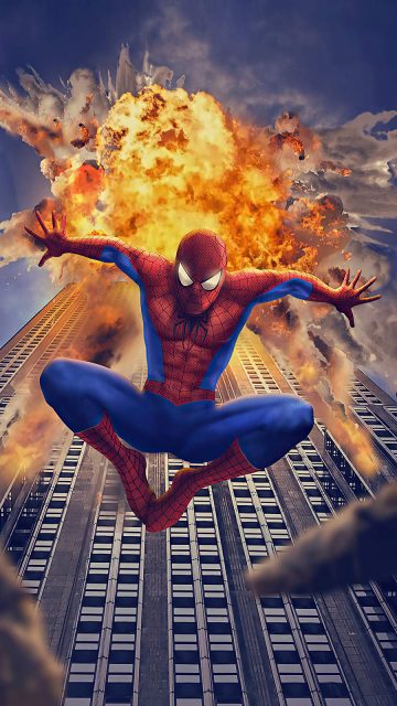 Spiderman Building Blast