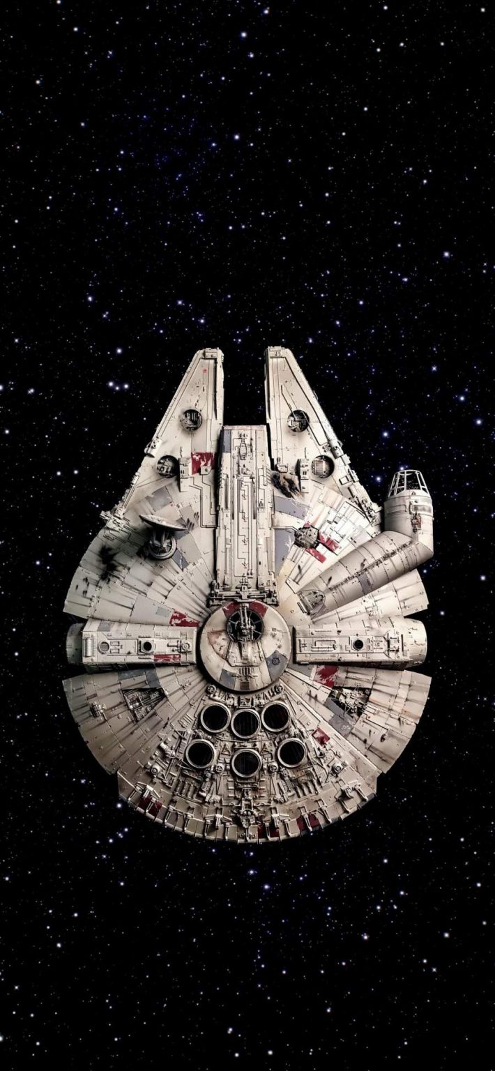 Star Wars Millennium Falcon Ship IPhone Wallpaper - IPhone Wallpapers