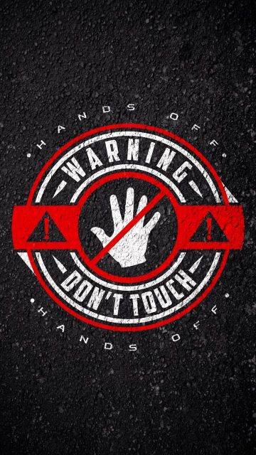 WARNING Do Not Touch