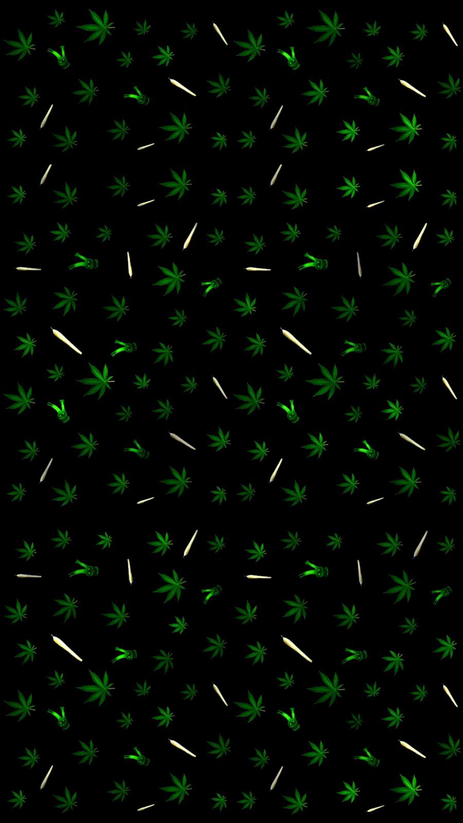 Weed Background IPhone Wallpaper