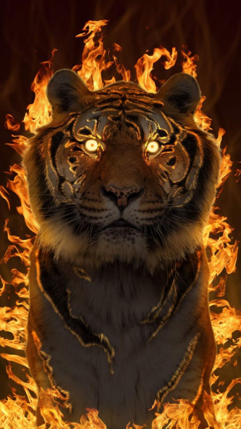 Alpha Rage Tiger - iPhone Wallpapers