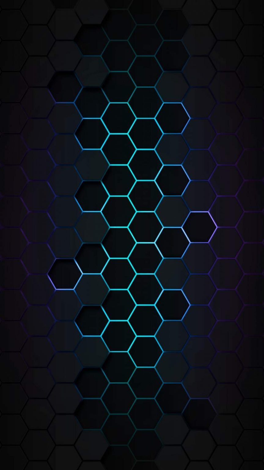 Dark Hexagon Iphone Wallpapers