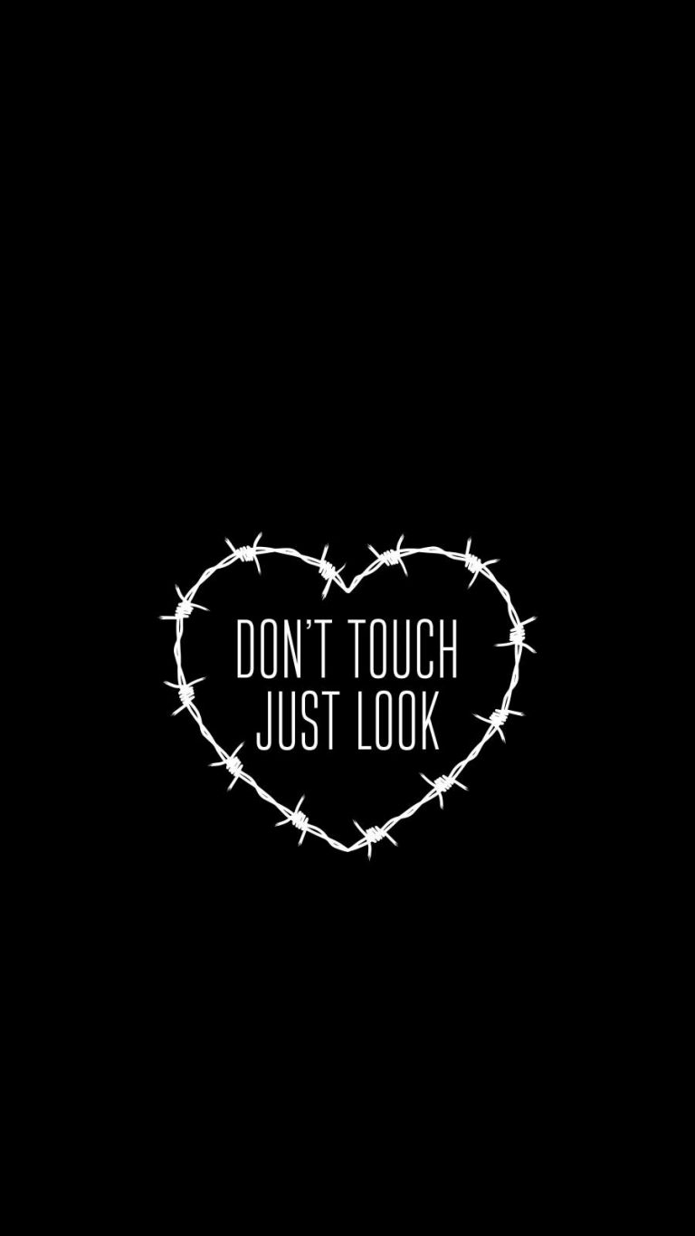 Dont Touch Just Look IPhone Wallpaper - IPhone Wallpapers : iPhone ...