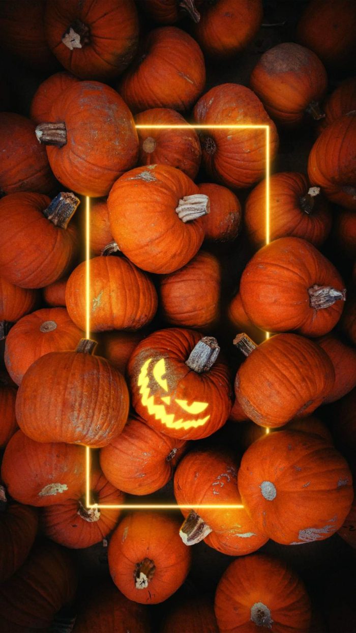 Scary-Halloween-Pumpkin-Masks-iPhone-Wallpaper - iPhone Wallpapers