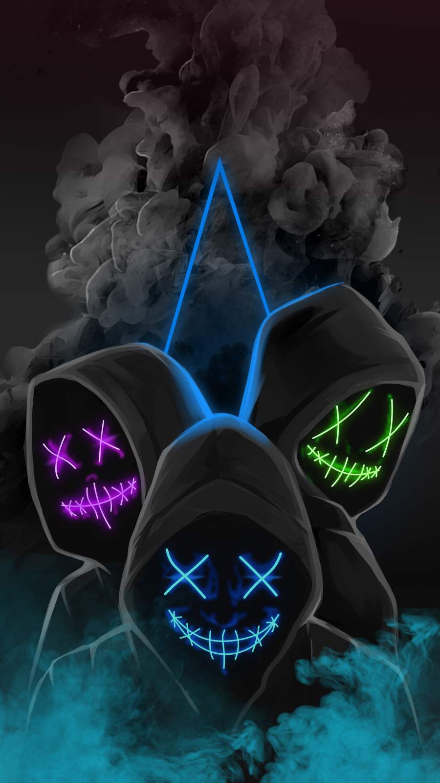 Neon Stitch Mask