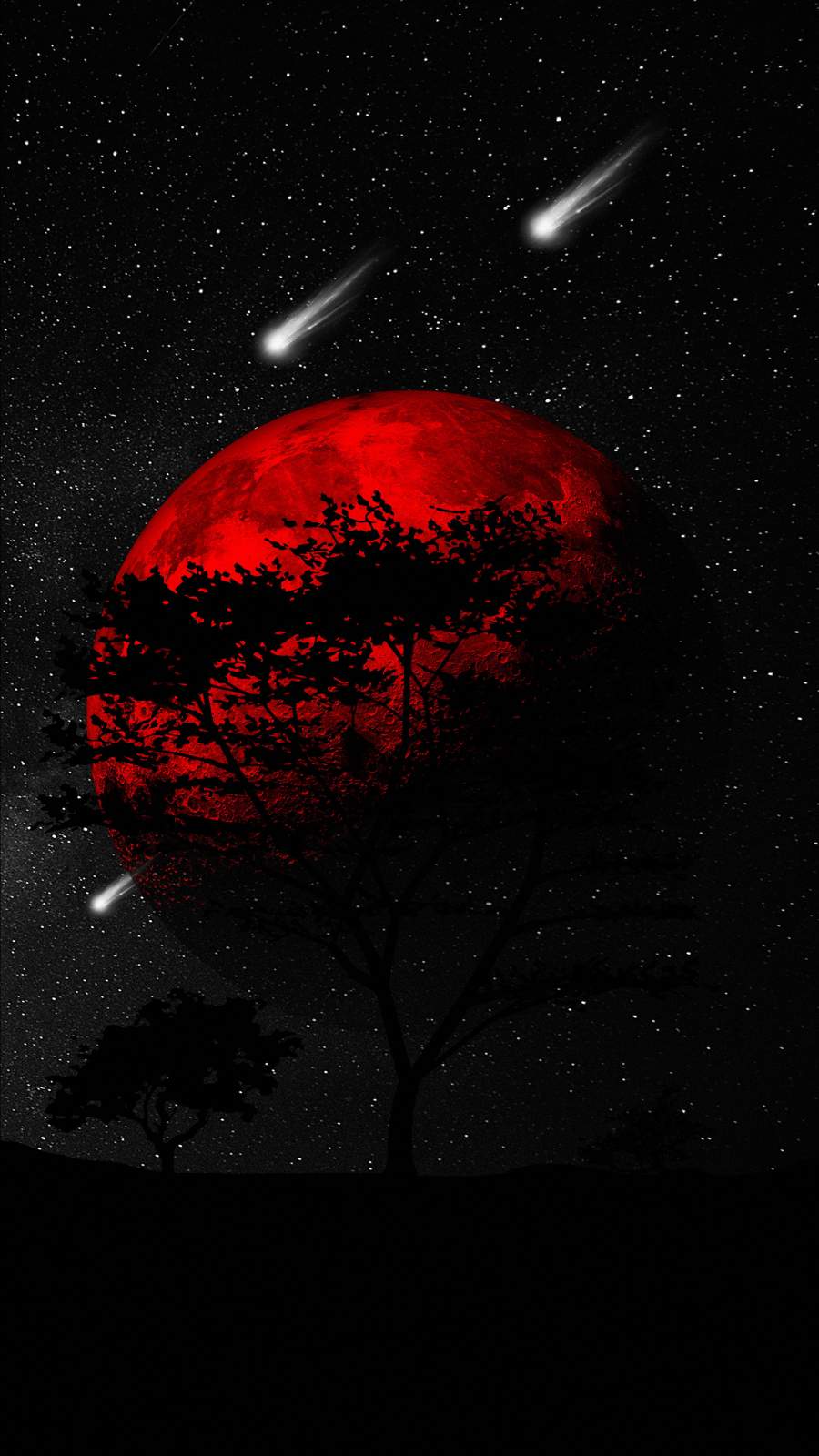 Red Planet Dark Tree