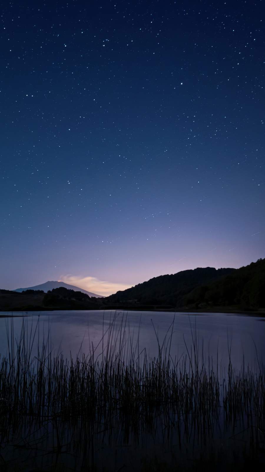 Sunset Horizon Mountain Nature iPhone Wallpaper