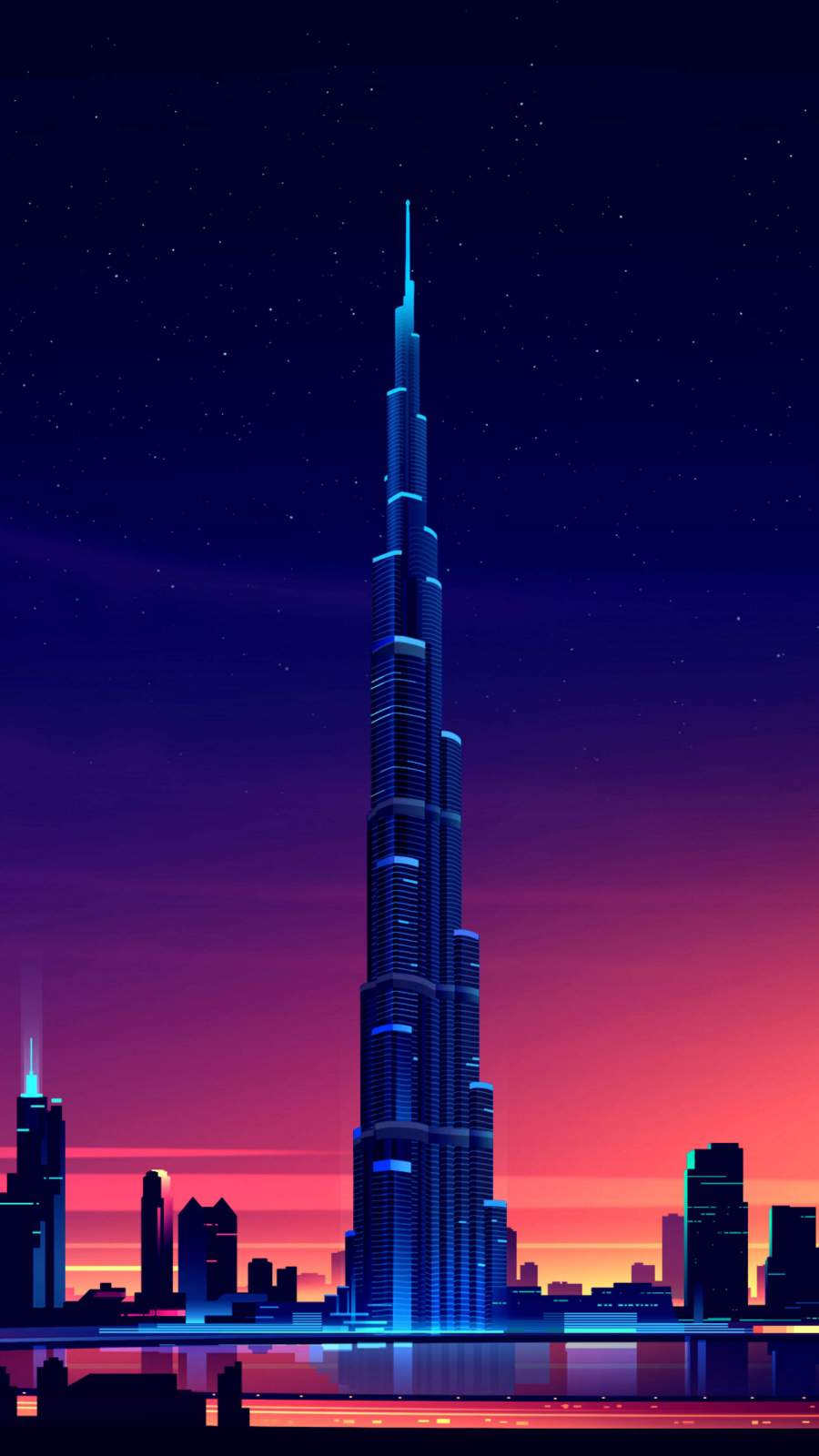 Burj Khalifa Dubai - iPhone Wallpapers