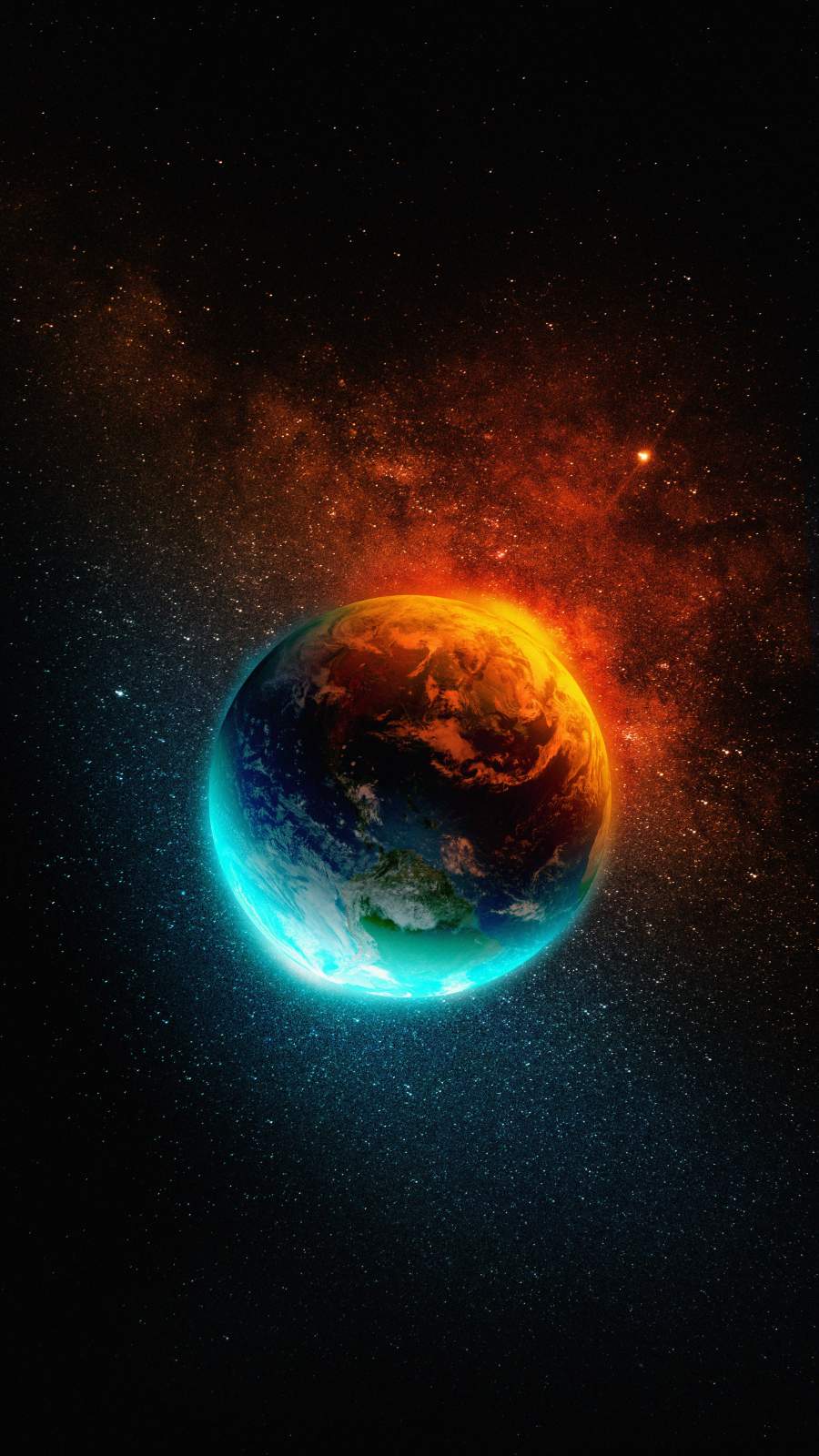 Colors of Planet Earth iPhone Wallpaper