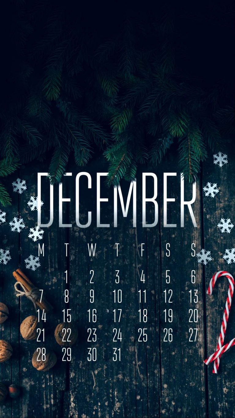 December Calendar IPhone Wallpaper IPhone Wallpapers iPhone Wallpapers