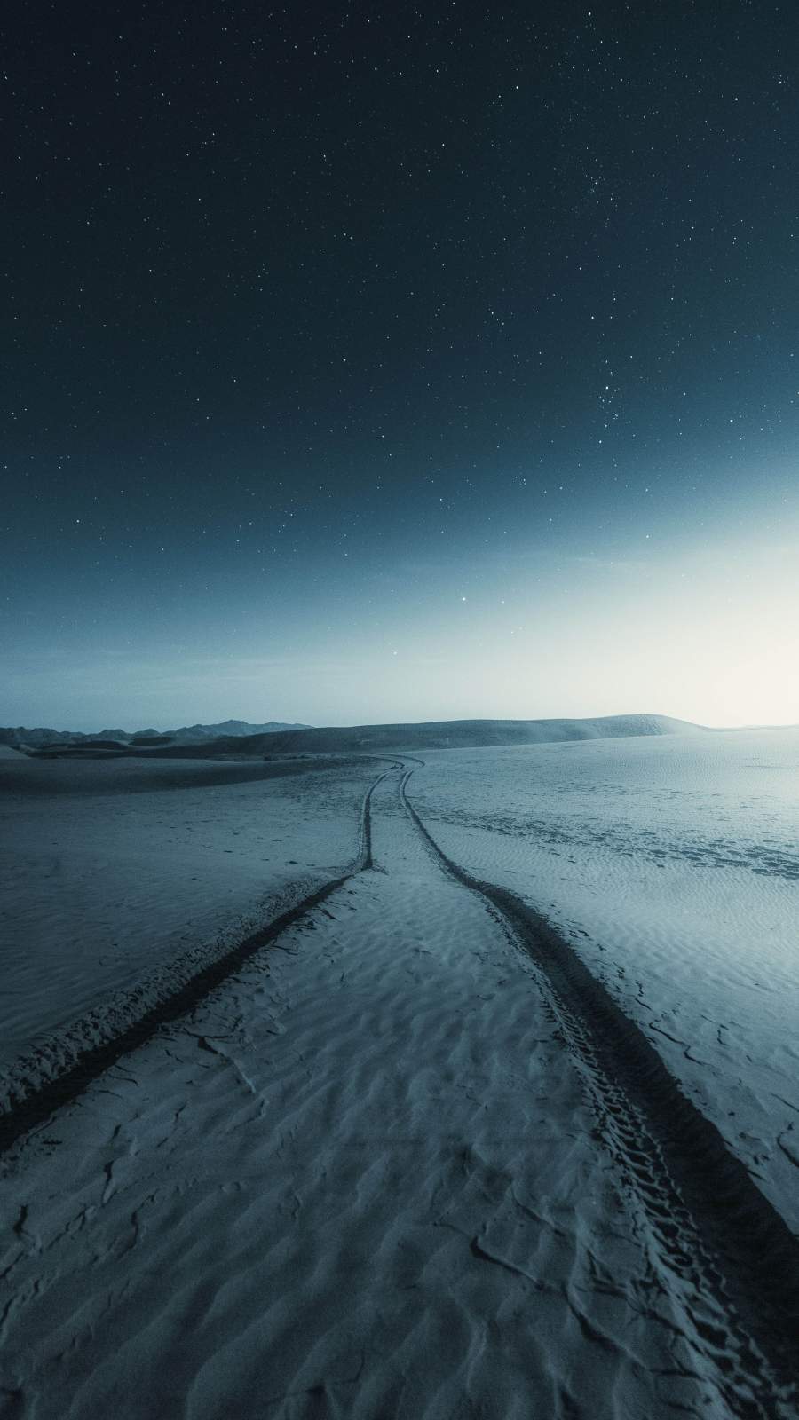 Desert Night Starry Sky