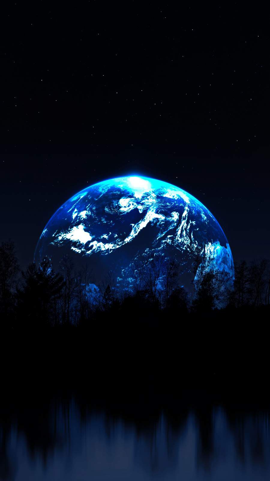 Earth from Elysium iPhone Wallpaper