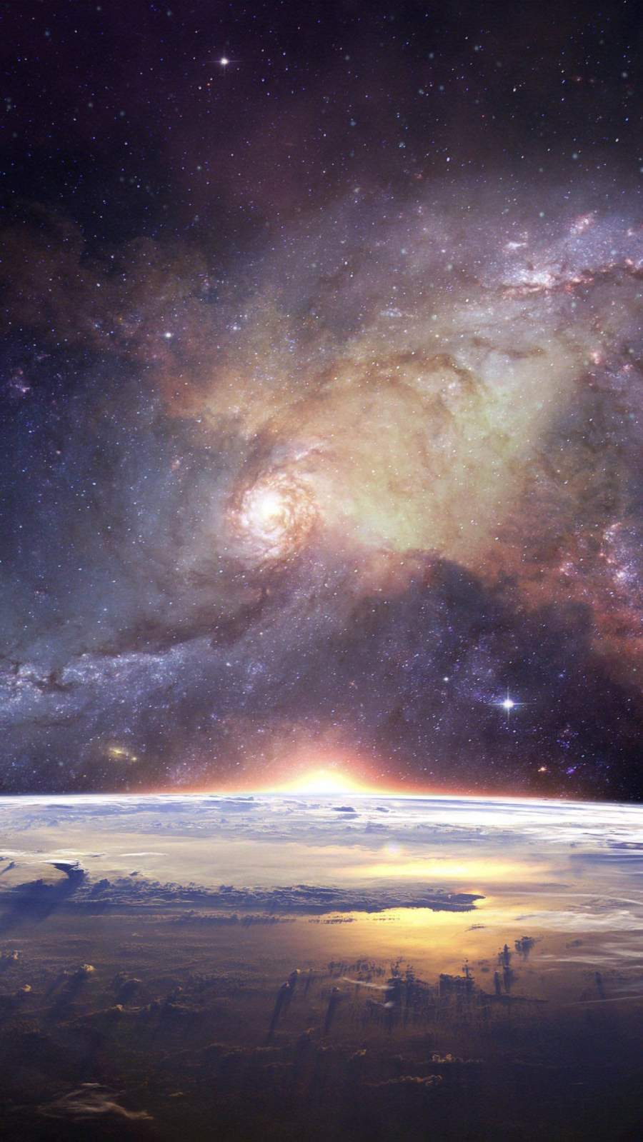 Earth from Space iPhone Wallpaper
