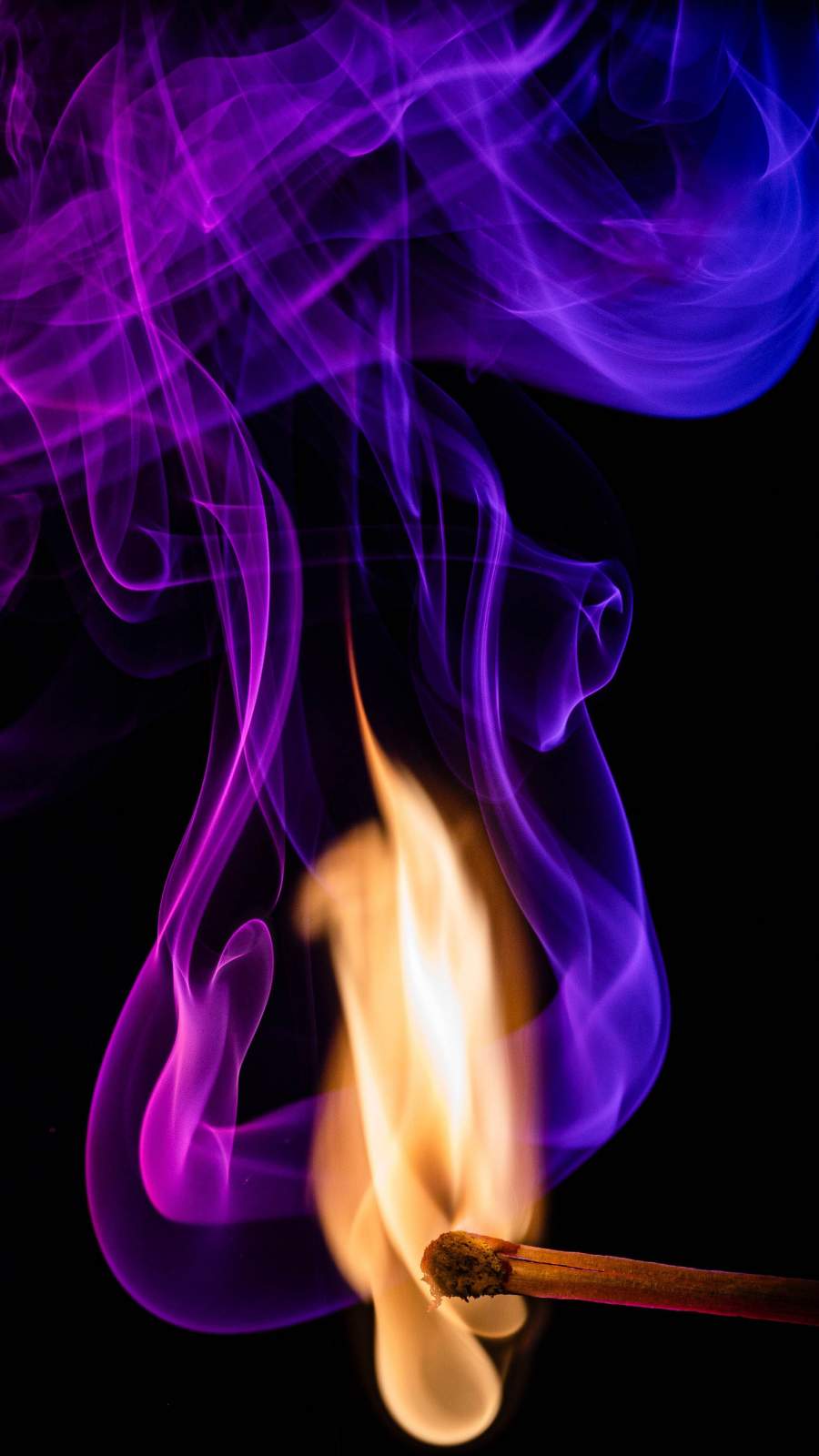 Flame Smoke iPhone Wallpaper