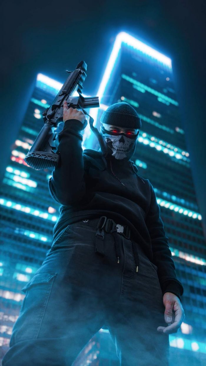 Masked Gangster iPhone Wallpaper iPhone Wallpapers