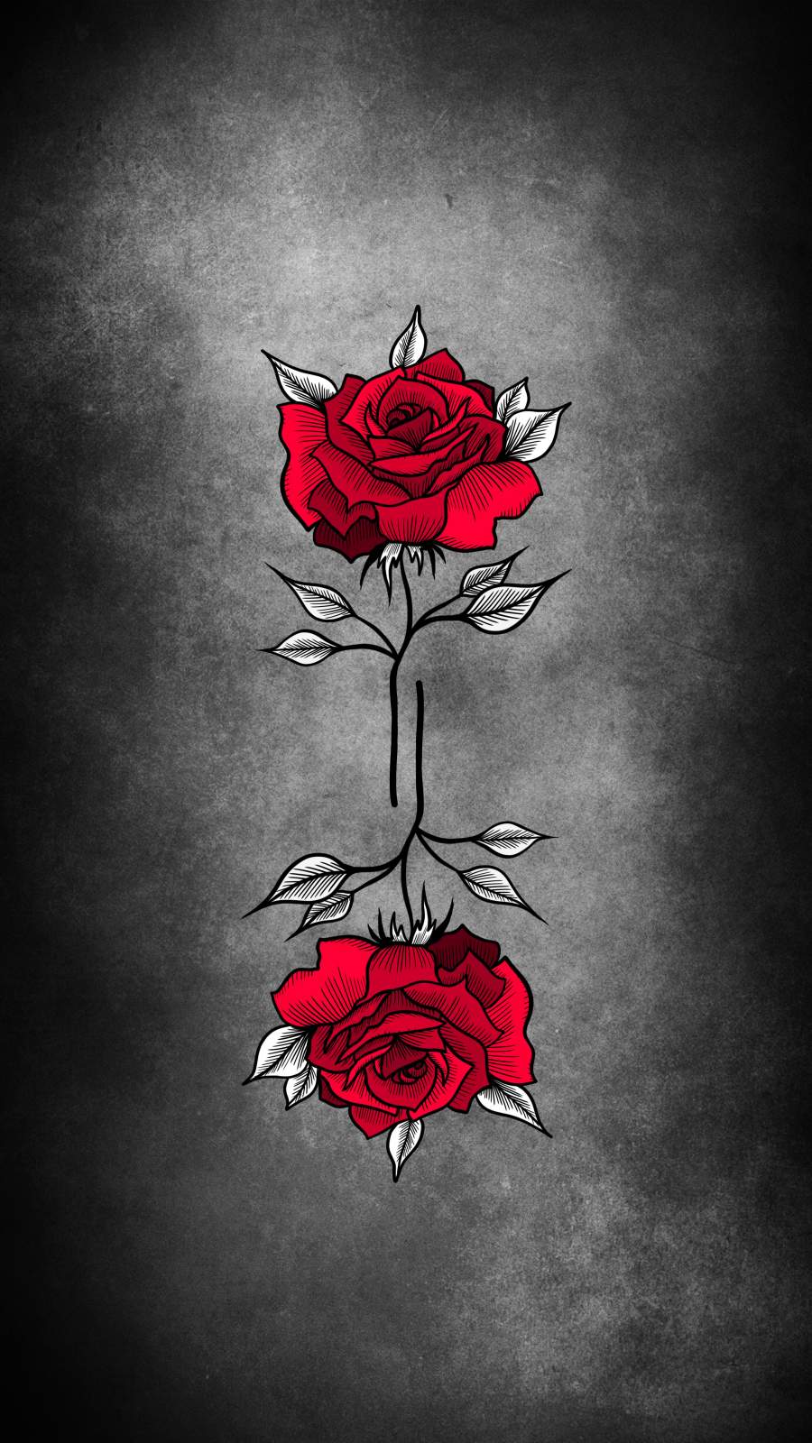 Red Rose Artwork IPhone Wallpaper - IPhone Wallpapers : iPhone Wallpapers