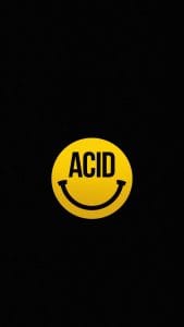 Acid Smile iPhone Wallpaper