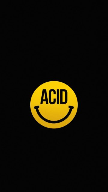 Acid Smile iPhone Wallpaper