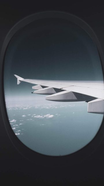 Aircraft Window iPhone Wallpaper