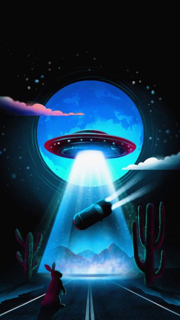 Alien Art iPhone Wallpaper