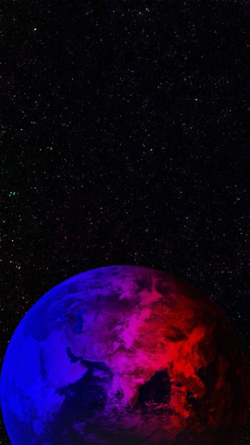 Amoled Earth iPhone Wallpaper