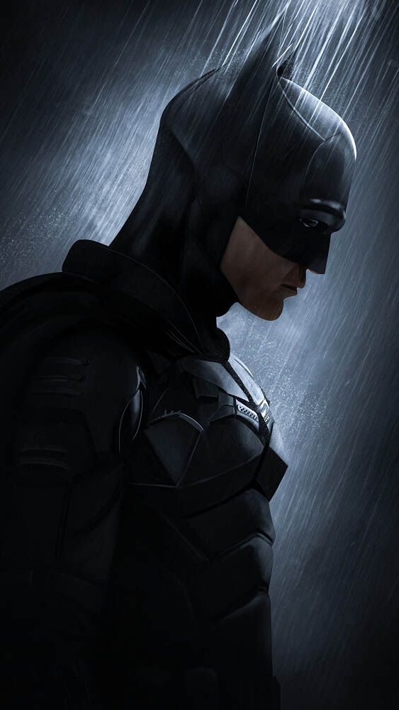 Batman Side Face iPhone Wallpaper