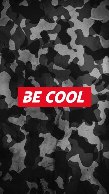 Be Cool iPhone Wallpaper