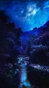 Blue Nature Scenery iPhone Wallpaper