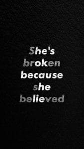 Breakup Quote iPhone Wallpaper