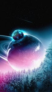 Colliding Planets Amoled