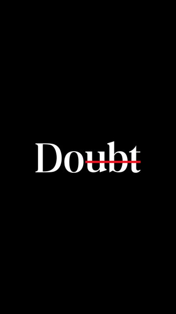 Doubt iPhone Wallpaper