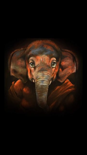 Ganesha Painting iPhone Wallpaper