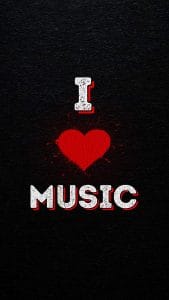I Love Music iPhone Wallpaper
