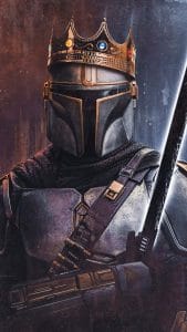 King of Mandalorian iPhone Wallpaper