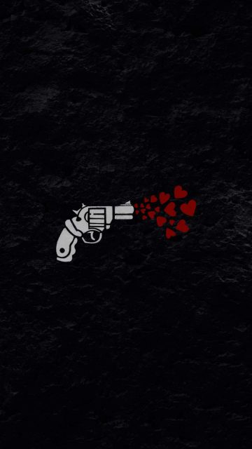 Love Gun iPhone Wallpaper