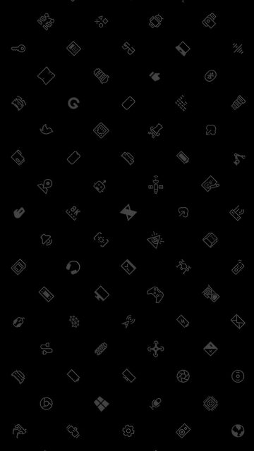 MKBHD Icons iPhone Wallpaper
