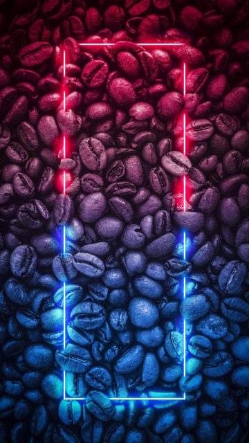 Neon Coffee Beans