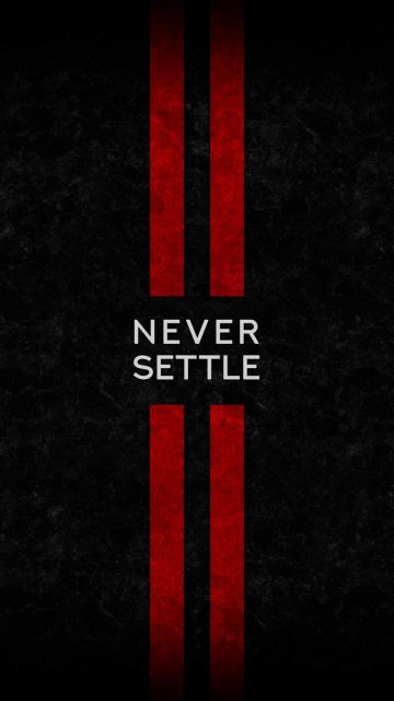 Never Sattle iPhone Wallpaper