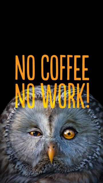 No Coffee No Work