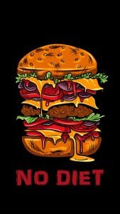 No Diet iPhone Wallpaper