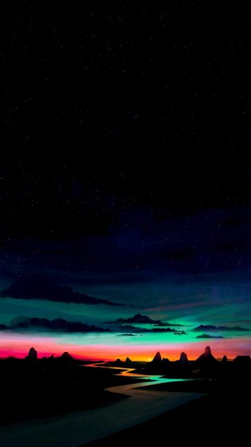 Pastel Sunset iPhone Wallpaper