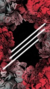 Smoke Neon iPhone Wallpaper