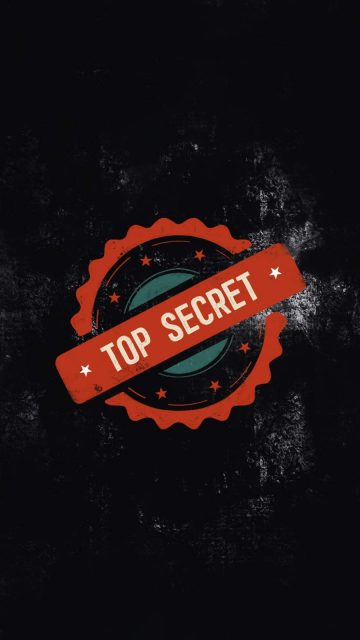 Top Secret iPhone Wallpaper