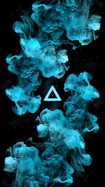 Triangle Smoke iPhone Wallpaper