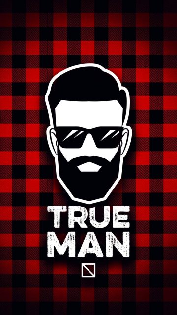 True Man iPhone Wallpaper