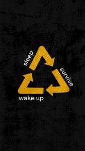 Wake up Sleep Survive