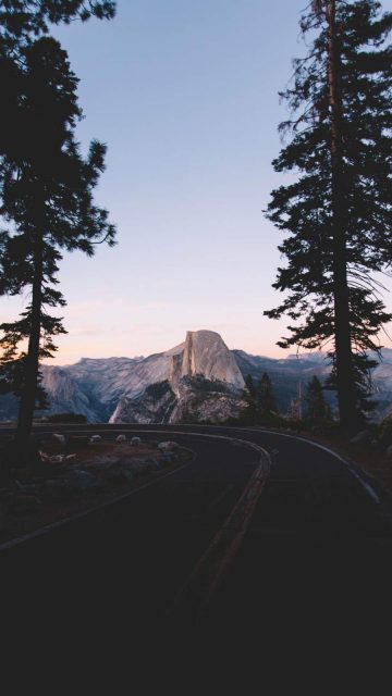 Yosemite Road iPhone Wallpaper