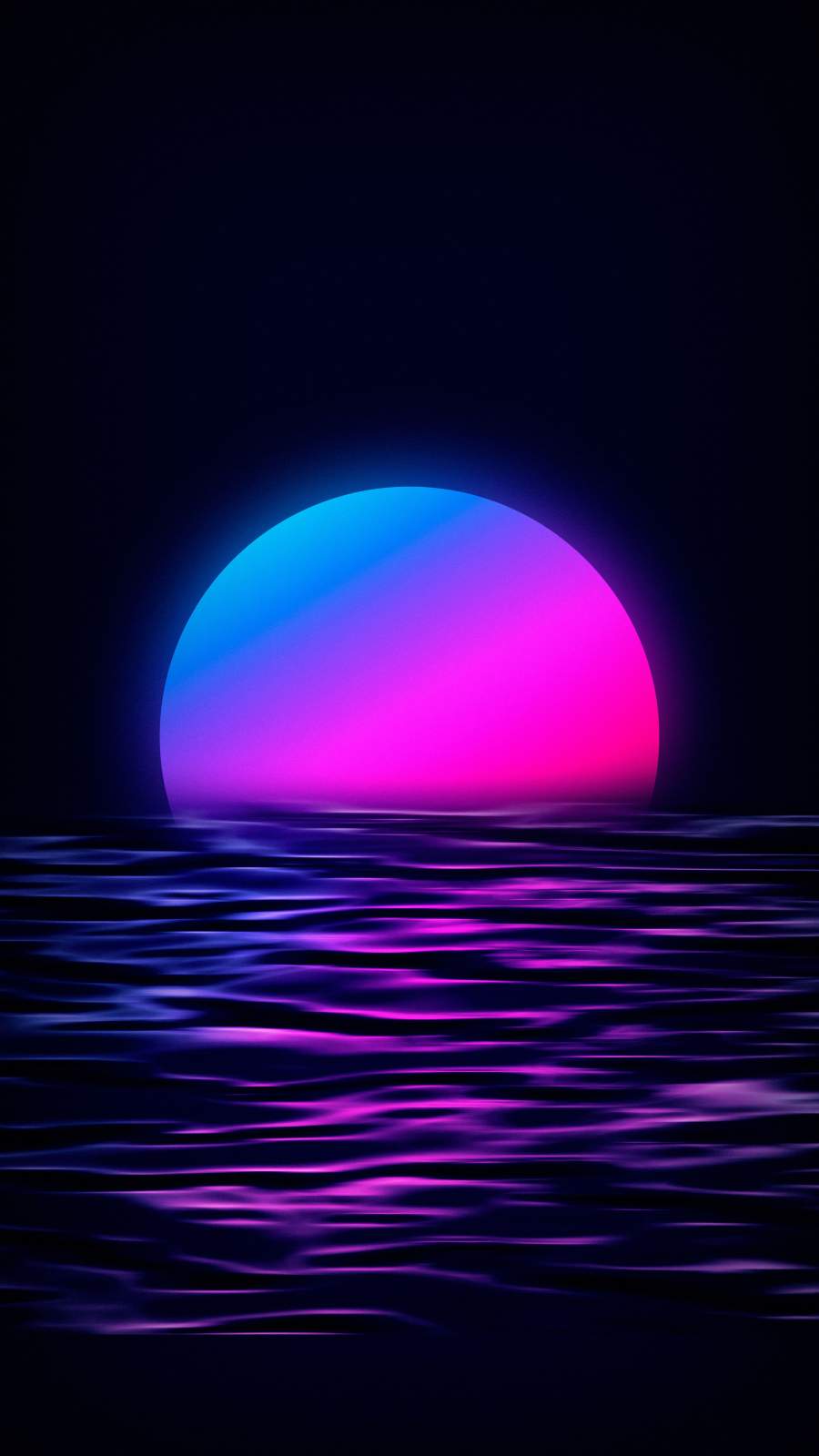 Amoled Moon iPhone Wallpaper