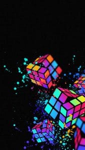 Amoled Puzzle iPhone Wallpaper